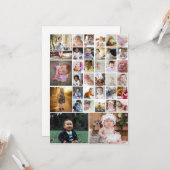 あなただけの35枚の写真コラージュを作成しましょう カード (正面/裏面インサイチュ)