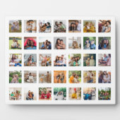 あなただけの35枚の写真コラージュを作成 フォトプラーク (正面)