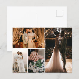 あなただけの4枚の写真のコラージュを作ろう ポストカード