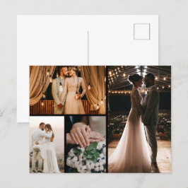 あなただけの4枚の写真のコラージュを作ろう ポストカード