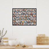 あなただけの48枚の写真コラージュを作成しよう ポスター (キッチン)