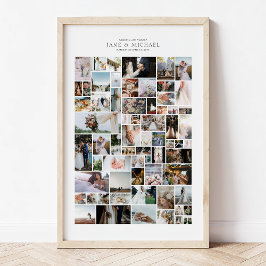 あなただけの66枚の写真コラージュを作成 ポスター