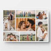 あなただけの7枚の写真のコラージュを作ろう フォトプラーク (正面)