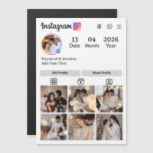 あなただけの7枚の写真コラージュを作成 (正面/裏面)