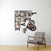 あなただけの8枚の写真の コラージュをデザインしよう タペストリー (インサイチュ(横))