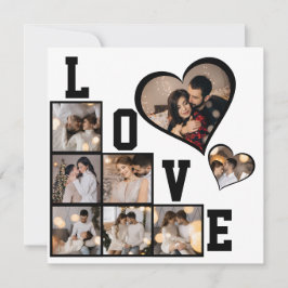 あなただけの8枚の写真の コラージュをデザイン カード