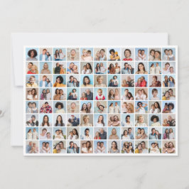 あなただけの88枚の写真コラージュを作成 招待状