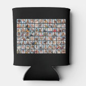 あなただけの88枚の写真コラージュを作成 缶クーラー (裏面)
