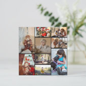 あなただけの9枚の写真コラージュを作成しましょう シーズンカード (スタンド正面)
