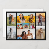 あなただけの9枚の写真コラージュを作成 ノートカード (正面/裏面)