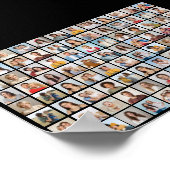 あなただけの96枚の写真コラージュを作成 ポスター (角)