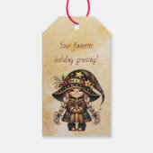 あなただけの かわいい 魔法のクリスマスノームを作ろう ギフトタグ (裏面)