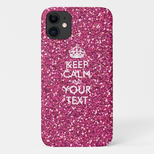 あなただけのKEEP CALM AND好きなテキスト Case-Mate iPhoneケース (裏面)