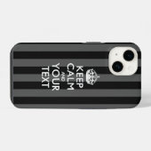あなただけのKEEP CALM AND好きなテキスト iPhoneケース (裏面横)