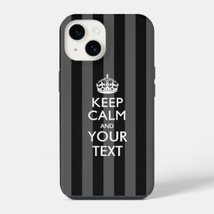 あなただけのKEEP CALM AND好きなテキスト iPhone 14ケース