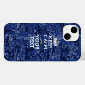 あなただけのKEEP CALM AND 〜に Case-Mate iPhoneケース (裏面 (横))