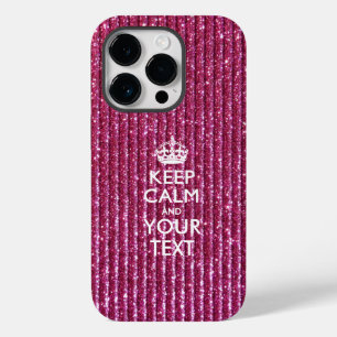 あなただけのKEEP CALM AND オリジナルテキスト Case-Mate iPhone 14 PROケース