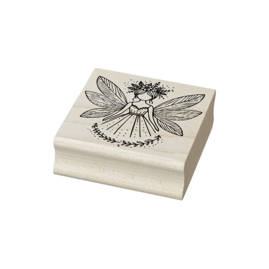 あなただけのPretty Pixie Flower Fairy ラバースタンプ (スタンプ)