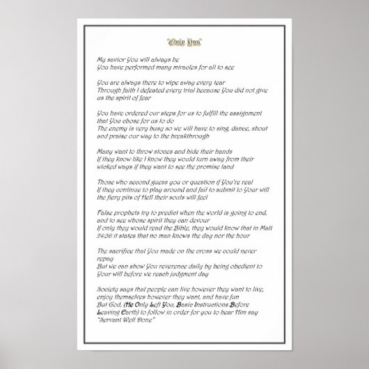 あなただけ - ポスター (正面)