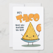 あなたって最高だね！タコについて話そう！ 招待状 (正面)