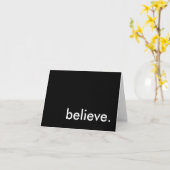 あなたで信じて下さい。 私は カード (黄色い花)