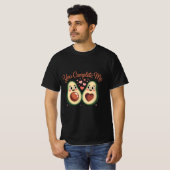 あなたで完璧 - かわいいアボカドの愛 Tシャツ (正面フル)