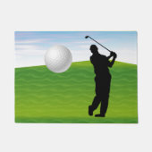 あなたで来るゴルフ・ボール ドアマット (正面)