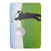 あなたで来るゴルフ・ボール バスマット (正面縦)