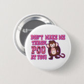 あなたで私に投球Pooをしないで下さい 缶バッジ (正面&裏面)