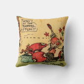 「あなたとあなたのおもしろい樽」装飾用クッション クッション (裏面)