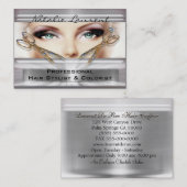 あなたとであるために得られて美容師のサロン   3.5" x 2.5" 名刺 (正面/裏面)