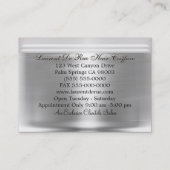 あなたとであるために得られて美容師のサロン   3.5" x 2.5" 名刺 (裏面)