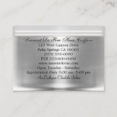 あなたとであるために得られて美容師のサロン   3.5" x 2.5" 名刺 (裏面)