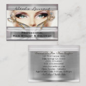 あなたとであるために得られて美容師のサロン   3.5" x 2.5" 名刺 (正面/裏面)