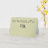 あなたとです挨拶状 カード (黄色い花)