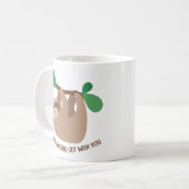 あなたとぶら下がったな怠惰のマグI愛 コーヒーマグカップ (正面左)