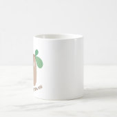 あなたとぶら下がったな怠惰のマグI愛 コーヒーマグカップ (中央)