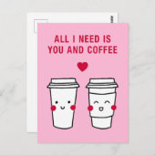 あなたとコーヒーさえあれば ポストカード (正面/裏面)