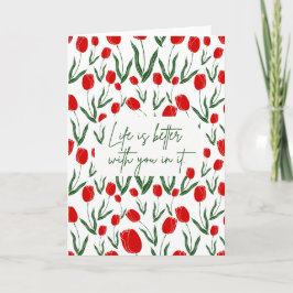 あなたと一緒なら人生はもっと素敵に  グリーティングカード