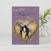 あなたと一緒なら毎日が魔法のよう フェアリー バレンタイン シーズンカード (スタンド正面)