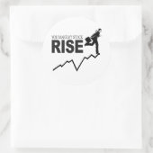 あなたと一緒にいると株価も上がるわ ラウンドシール (バッグ)