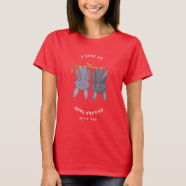 あなたと一緒に時間を過ごす Tシャツ