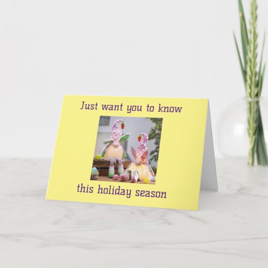 **あなたと一緒に祝おう** このホリデーシーズン シーズンカード (正面)