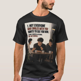 あなたと一緒に笑っている人がみんなあなたの成功を願っているわけではない Tシャツ