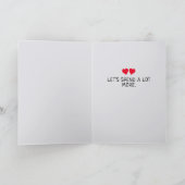 あなたと一緒に過ごすコアラティーな時間が大好きよのメッセージカード カード (内部)