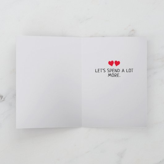 あなたと一緒に過ごすコアラティーな時間が大好きよのメッセージカード カード (内部)