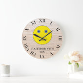 あなたと一緒に ラージ壁時計 (ホーム)