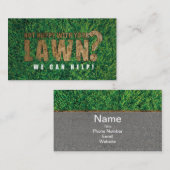 あなたと幸せ芝生-名刺 名刺 (正面/裏面)