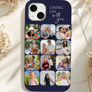 あなたと愛する人生 12枚の写真グリッドフォトコラージュ Case-Mate iPhone 14 PLUSケース