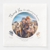 あなたと愛犬のためのオーダーメイドの肉球写真 (正面)